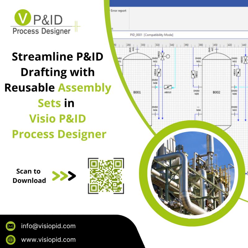 Try Now 👉visiopid.com/en/free-downlo…

Avoid repetitive tasks with assembly sets.

The Construction Set feature in Visio P&amp;ID Process Designer lets you save and reuse assemblies, eliminating the need to redraw common assemblies every time.

#engineerconsultants #engineers