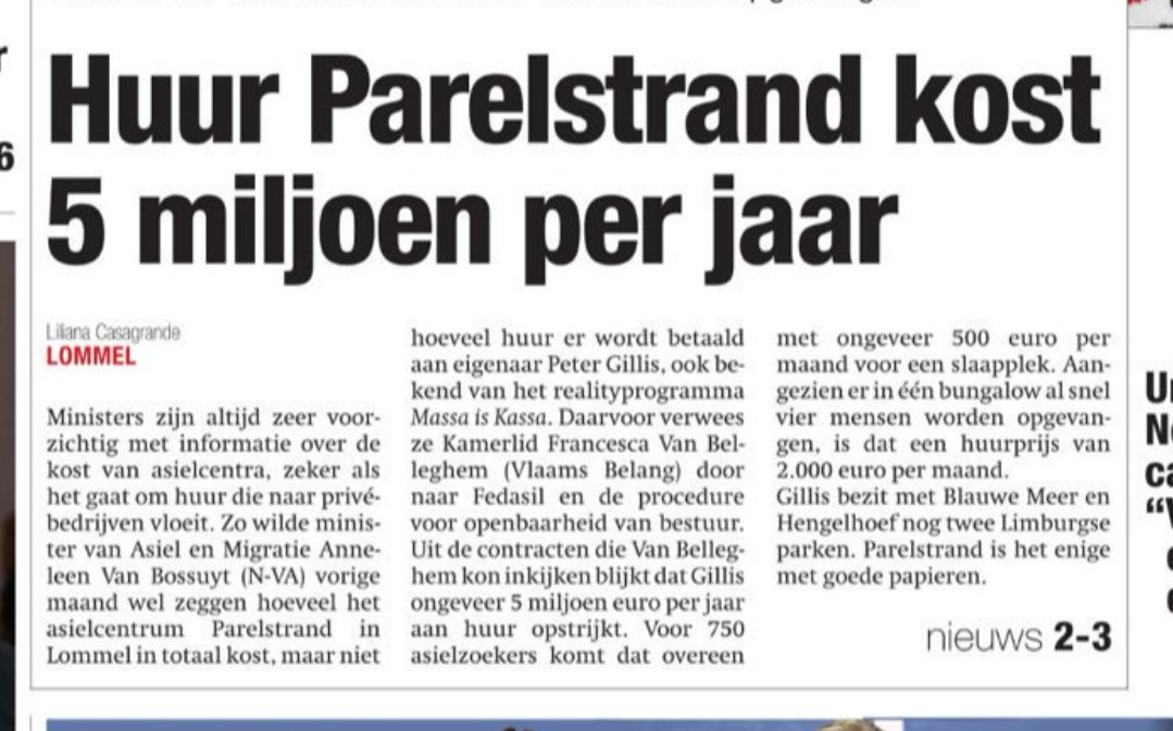 Onder <a href="/anneleen_vb/">Anneleen Van Bossuyt</a> is er geen sprake van 'strengste asielbeleid ooit'. Enkel van het duurste asielbeleid ooit.
Wanneer de minister weigert de cijfers te geven, gaat <a href="/francescavbel/">Francesca Van Belleghem</a> zelf op onderzoek uit 💪🏻