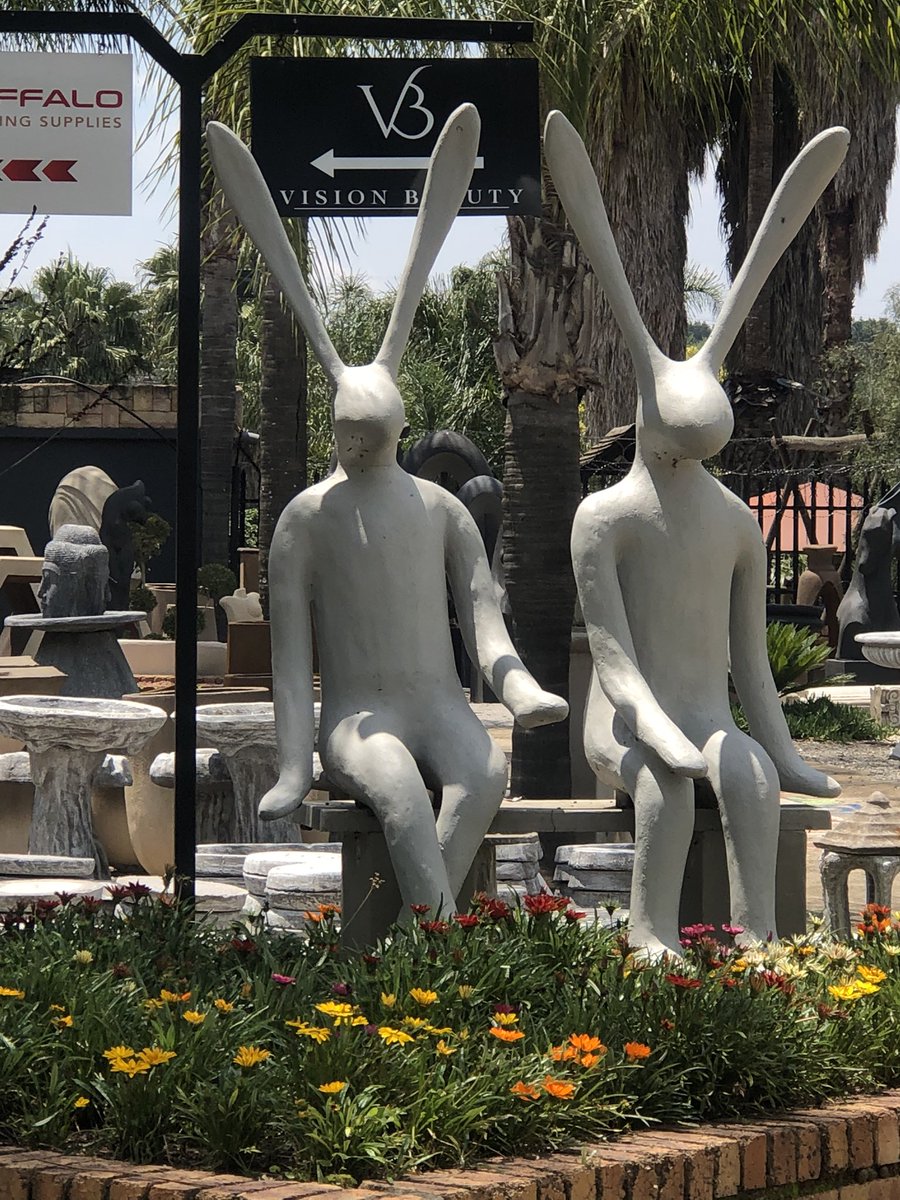 To relive your Donnie Darko nightmares !!!
Garden statues……