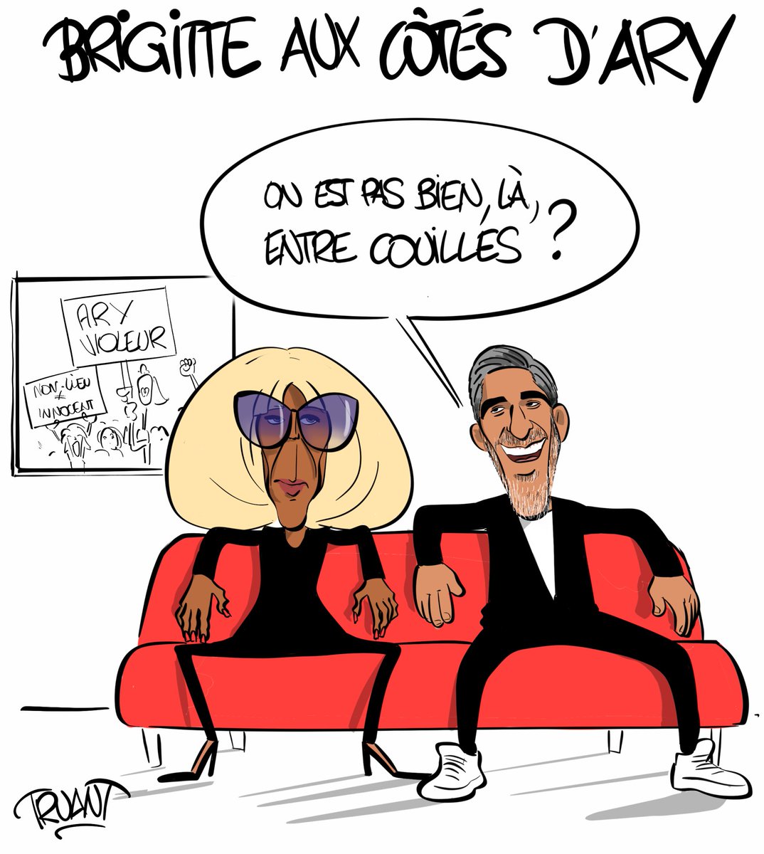 CartoonsMrt's tweet image. #BrigitteMacron #AryAbittan #salesconnes