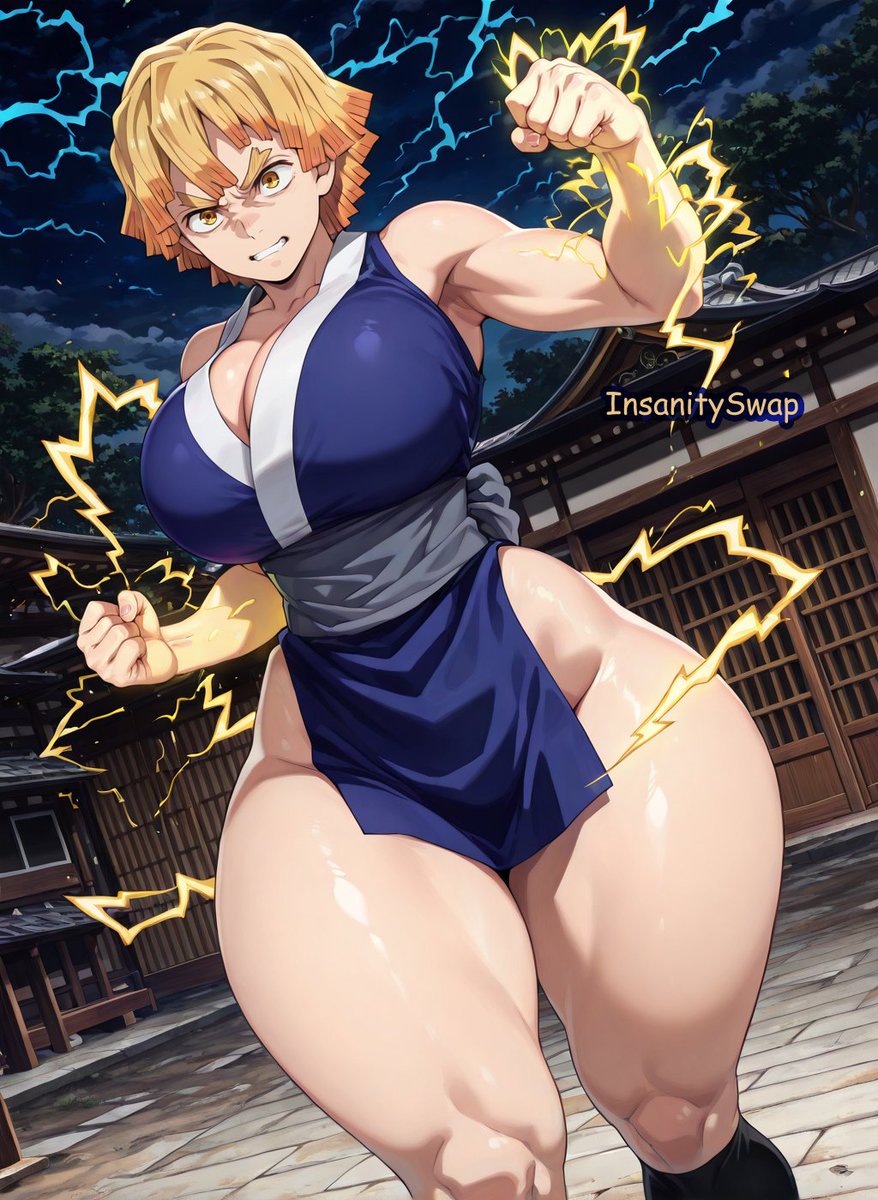 InsanitySwap's tweet photo. Demon Slayer: Kimetsu no Yaiba
- Zenitsu Agatsuma crossdressing Suma
- Full set on Patreon: https://t.co/3S6Sf305GW https://t.co/yNB0NwDqrw