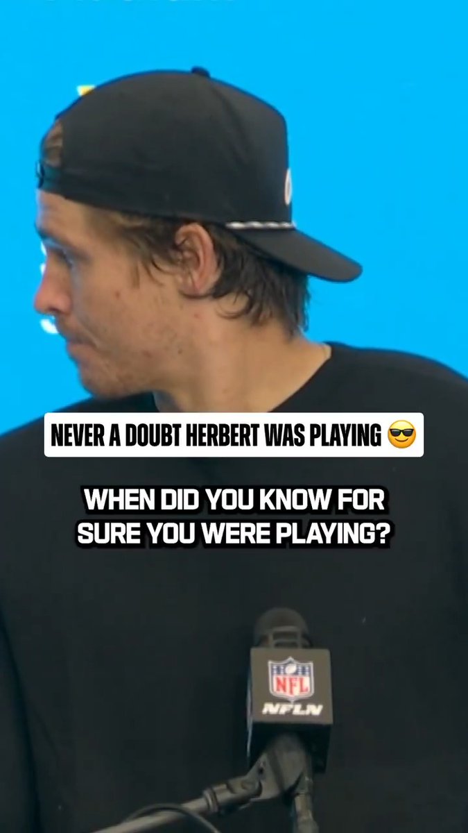 Herbert was ready to go 😂 @chargers