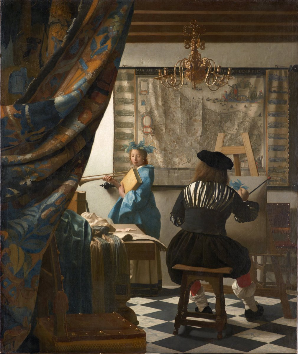 - parel van de dag -

Johannes Vermeer | Allegorie op de schilderkunst (circa 1666-1668)