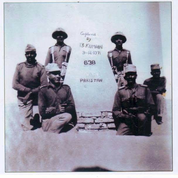 ओ छोरे !
On this day in 1971, at BP 638, the gallant Ahir "Chhorras" of Rezangla battalion attacked in broad daylight &amp; destroyed the Pakistani defences, killed many Pakistanis and captured their men &amp; material. They were conferred with Battle Honour "Sindh" for their heroic act