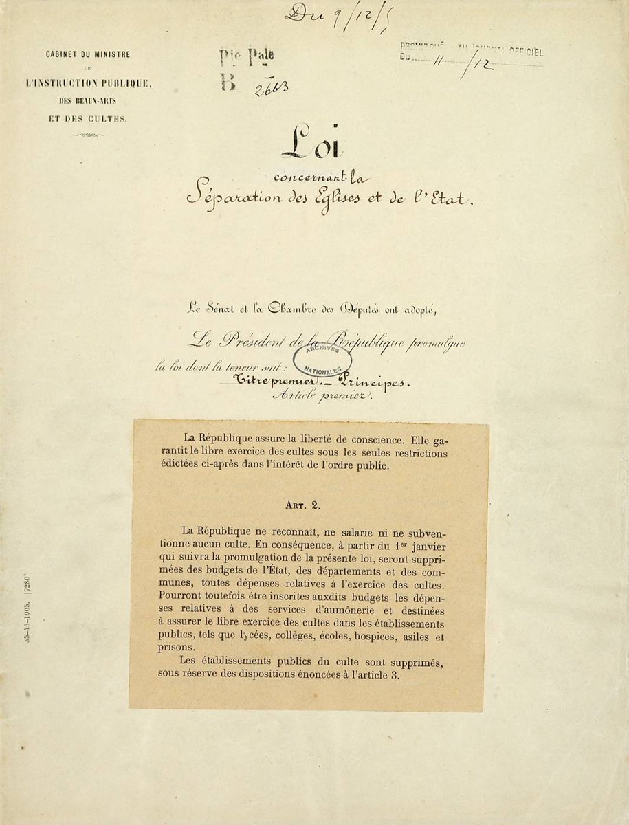 Il y a 120 ans, la loi de 1905 a fait de la laïcité une promesse de liberté, d’égalité et de concorde.

La laïcité n’est ni un outil de confrontation ni un sujet d’opposition : elle est un espace commun, protecteur, où chacun trouve sa place, quelles que soient ses convictions.