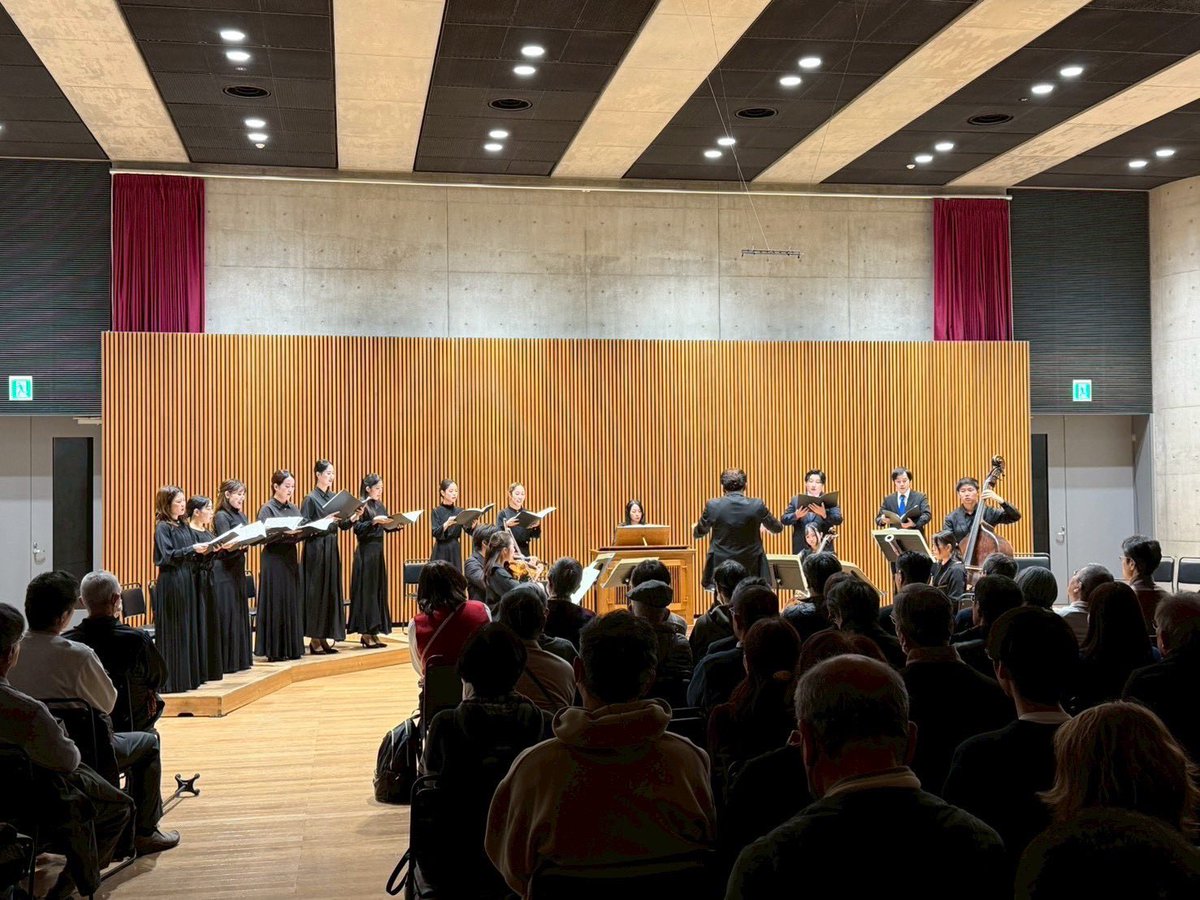 scene_m's tweet photo. 12/6、大学院オラトリオアンサンブル演奏会でした！授業伴奏5年目にして初めてまともに通奏低音と向き合った演奏会、補助要員なのにたくさん勉強させていただきました…！ポジティフオルガン楽しかった！！学生のみなさんお疲れ様でした✨ https://t.co/BeSdsXxfMy