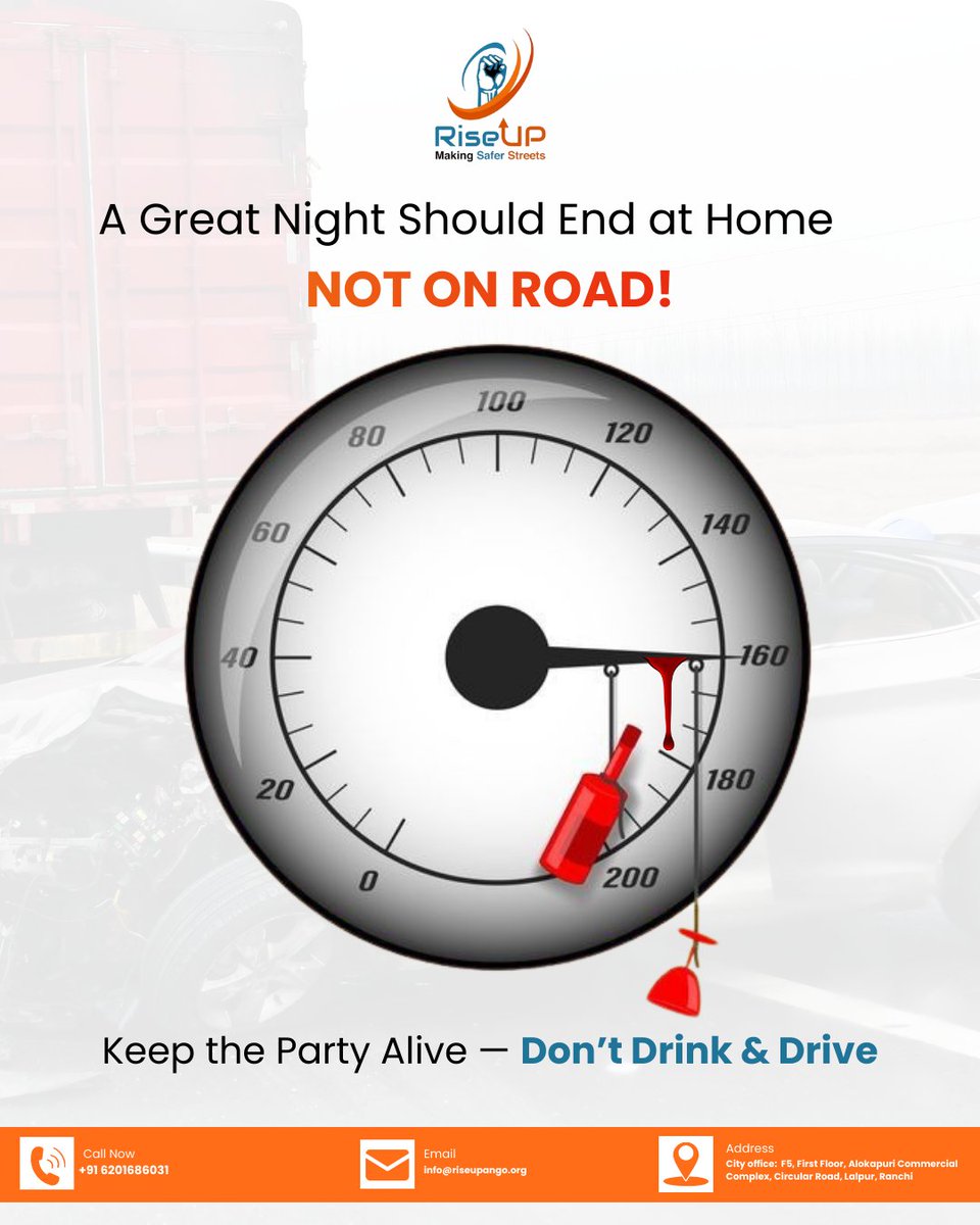 May your festive season be full of joy, not regret. This New Year's and Christmas, let's pledge to keep the roads safe. Your life and the lives of others are precious. Celebrate...Don't Drive Drunk. Don't Rush.
<a href="/nitin_gadkari/">Nitin Gadkari</a> <a href="/deepakbiruajmm/">Deepak Birua</a> 
#RoadSafety #roadaccident