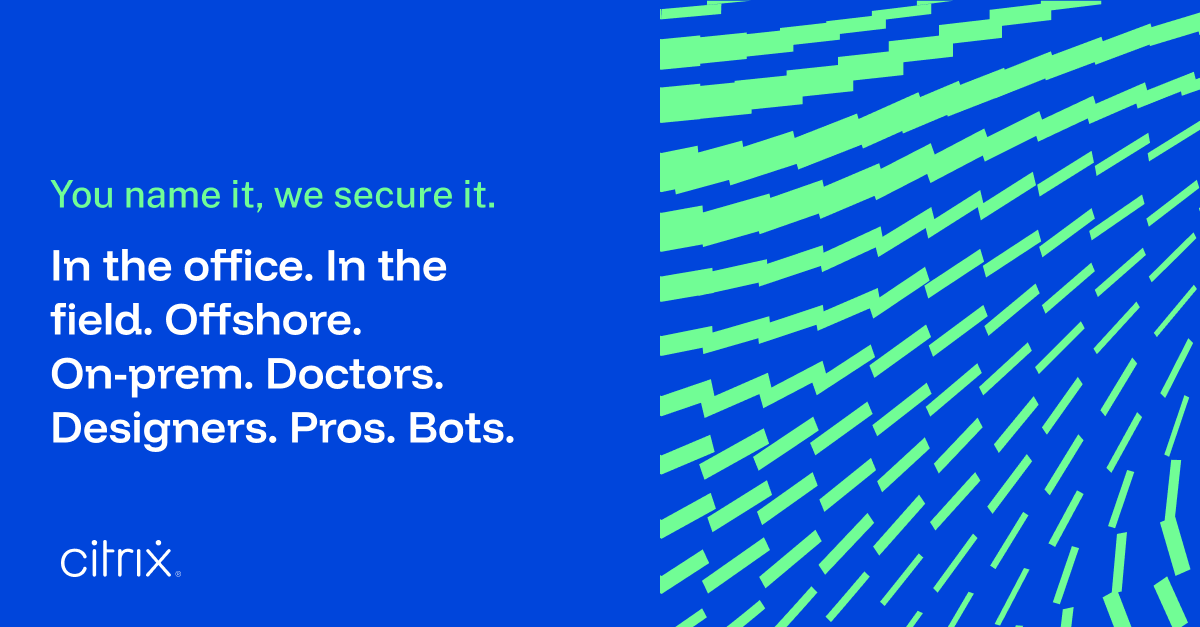 #Citrix delivers secure access for every worker, everywhere. Learn how: spr.ly/60127CQiY #SecuretheWork