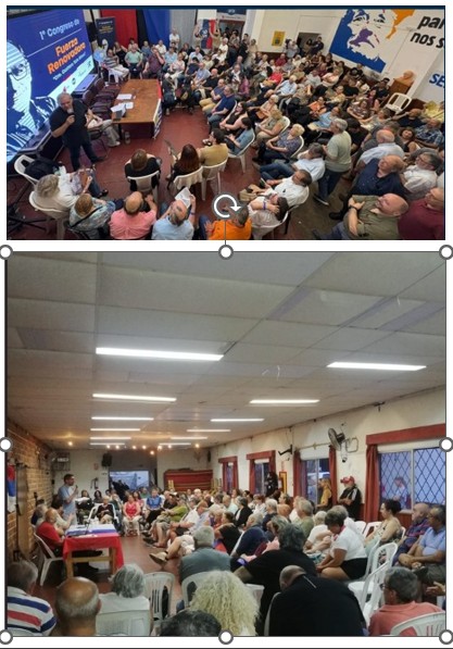 De un lado, Fuerza Renovadora, apoyando en todo al gobierno; del otro, Frenteamplistas: tenemos que Hablar, cuestionando varias cosas. Mismo día y hora.
Se llama Democracia. No temamos a las discrepancias; temamos al silencio.