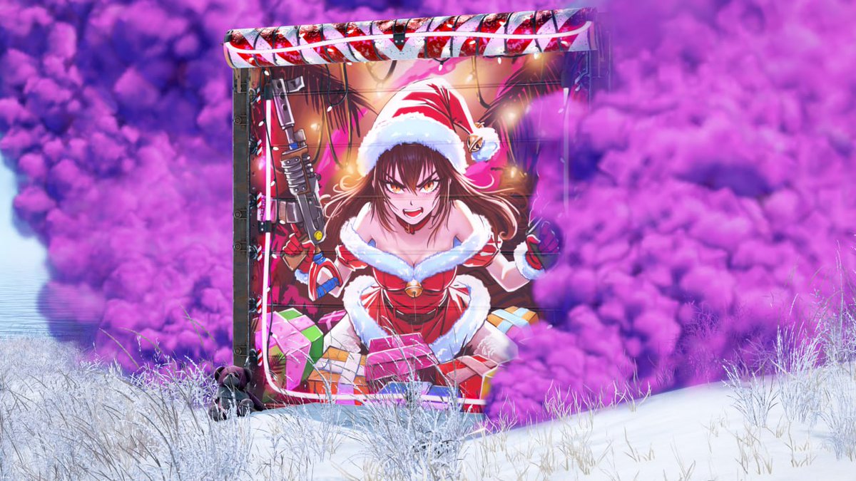 We’ve just finished our own garage door skin for the upcoming New Year <a href="/playrust/">Rust</a>  collection.

steamcommunity.com/sharedfiles/fi…

Happy Rustmas, everyone!
<a href="/Helkus/">Helk</a>
<a href="/gerrmanman/">ThatGermanGuy</a>
<a href="/FcpnchStds/">facepunch</a>
<a href="/HedgesnVideos/">Hedge</a>
#rust #rustmas #skin #playrust