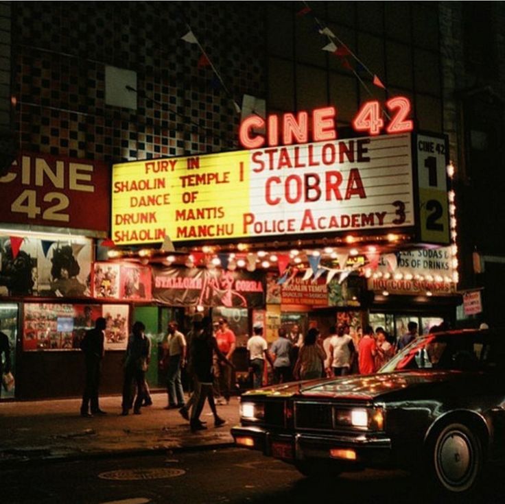 Premiere of Cobra (1986) in New York.