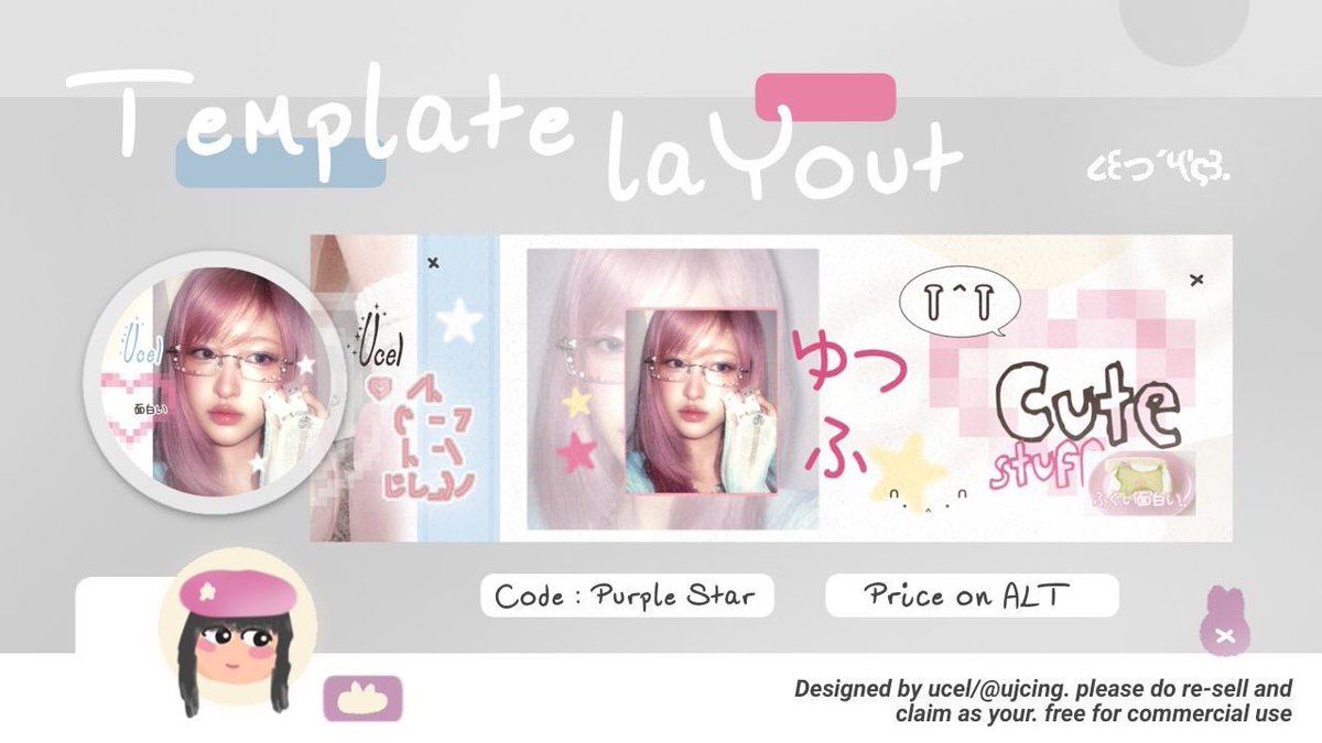 ujcing's tweet image. help ospek and repost makacii 

hayii kenalan yuu sama 8 layout yg bakal dijual as template, jika ada kesamaan sama ba lain bisa dm aku yaww 🥺🩷 kali inii ada 3 tema layout 🤤

#zonauang #zonaba