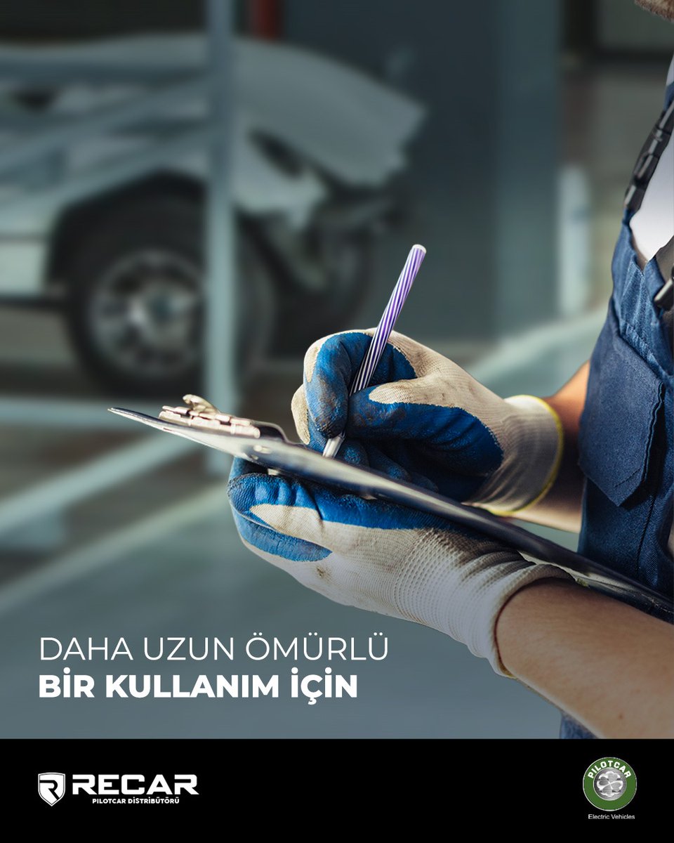 Daha uzun ömürlü bir kullanım ve daha yüksek performans için sizleri Pilotcar Yetkili Servisi RECAR'a bekliyoruz.

#Recar #Pilotcar #electricutilityvehicle #electricutilitycart #electricutilitycarts