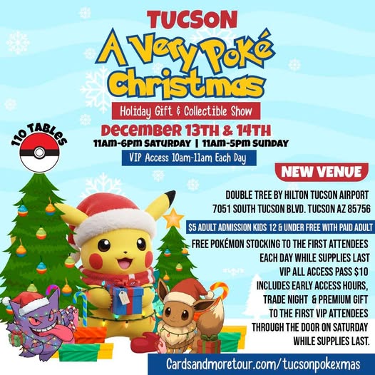 ScifiCards's tweet image. TUCSON This Weekend: Location Change! 👽 - mailchi.mp/3112f51813f5/m…