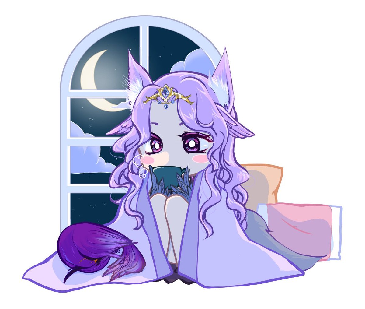 Heute ist wirklich so ein: ich bleibe zuhause und Kuschel mich ein-Tag. 
Evtl nochmal ein Serylia Stream später ? Wer weiß.