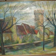 Artiste alsacien
Gérard BLIEKAST
1912/1990
Il a également publié un livre 
"L'ombre sous les clochers"