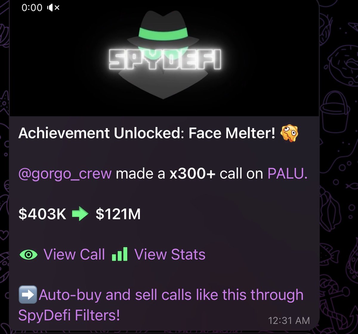 Most people underrate a 100x tbh. Do you know what it means to catch a 100x?

$100 ➙ $10k
$1k ➙ $100k
$10k ➙ $1M

and yet we caught 12 calls this year that did 100x+ and if you had $1k in each,

$TST - 1006x | $1K ➙ $1M GENERATIONAL WEALTH 👑

$COW - 710x | $1k ➙ $700k+