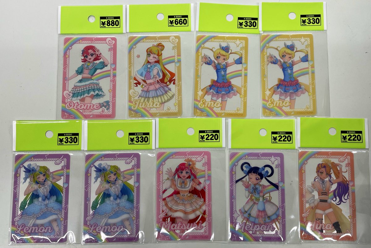 入荷情報】 プリティーシリーズ crossing live 2025 クリアカード入荷