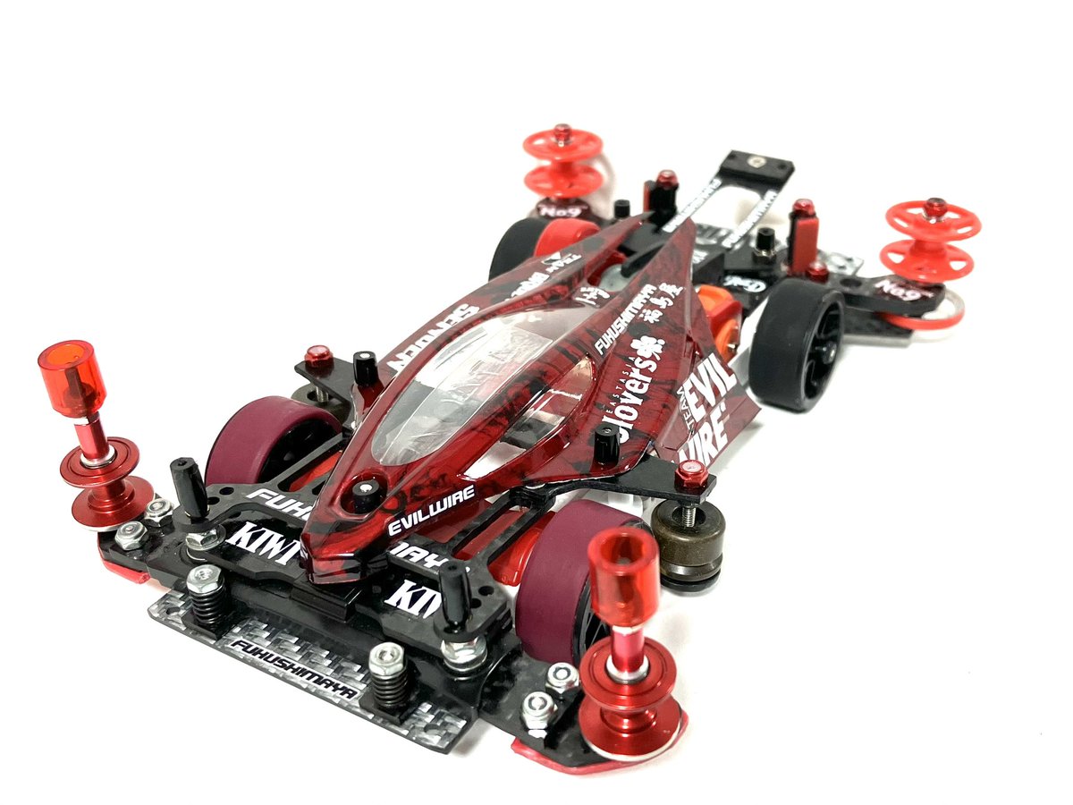 kashiramini4wd's tweet image. 自分らしさゼロな新車のvzが完成しました🫣
久しぶりのマーブリング塗装だぜ☝️
#ナインヒート
#evilwire 
#フクシマヤ
#アカクロー
#マーブリング