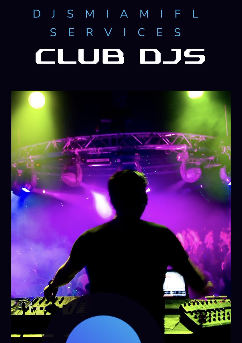 DjsMiamiFL's tweet photo. Don’t underestimate the importance of selecting the right DJ for your club event. There are three important reasons why hiring a professional club DJ with DJs Miami FL is your best option.

You can learn more by visiting our website at https://t.co/SzW22LlrDe https://t.co/XoIXNIml33