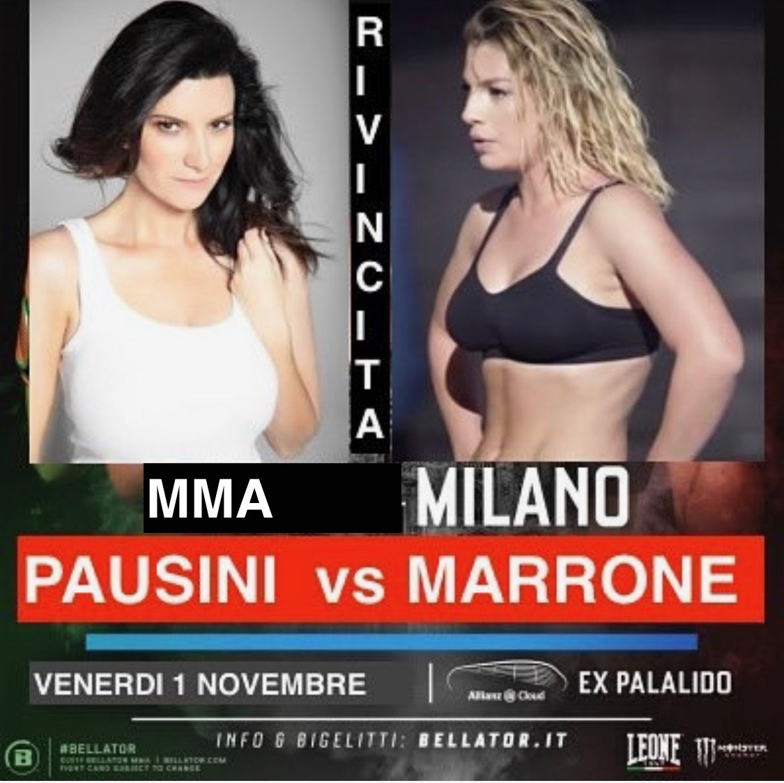 annalisa__scar's tweet photo. Combattimento di MMA nella gabbia tra @LauraPausini e @MarroneEmma ! Chi vince ? 
#laurapausini #Emma #MMA #sanremo2026 https://t.co/WnRRfxoRnM