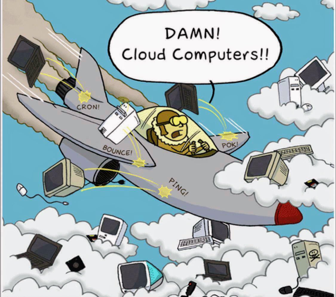 lingodotdev's tweet image. Cloud Computers 😂