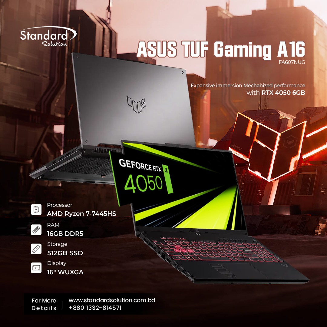StandardSo98372's tweet photo. 🔥 Asus TUF Gaming FA607NUG - পারফরম্যান্স, পাওয়ার আর অ্যাকশন সব একসাথে!
Ryzen 7 7445HS • 16GB DDR5 • 512GB SSD • RTX 4050 (6GB) • 16" WUXGA Display
📱 +880 1332-814571
#Standardsolution #asus #tufgaming https://t.co/6ZbLfpALQe