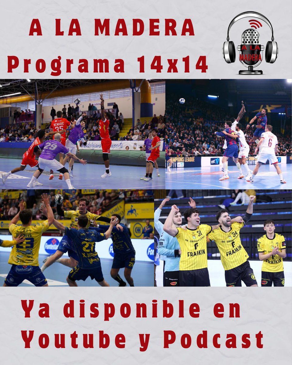 📢 Nuevo programa de <a href="/AlaMaderaFM/">AlaMaderaFM</a>

📻 #AlaMadera14x14

🎙️ Protagonistas de la Jornada 12 de Liga Nexus Energía <a href="/ASOBAL/">ASOBAL</a>

🇪🇺 Repaso de la Jornada 10 de la MachineSeeker <a href="/ehfcl/">EHF Champions League</a>

📺 Disponible en Youtube y Podcast de <a href="/PasionBM/">PASION BALONMANO</a>: pasionbalonmano.wixsite.com/pasionbm/post/…