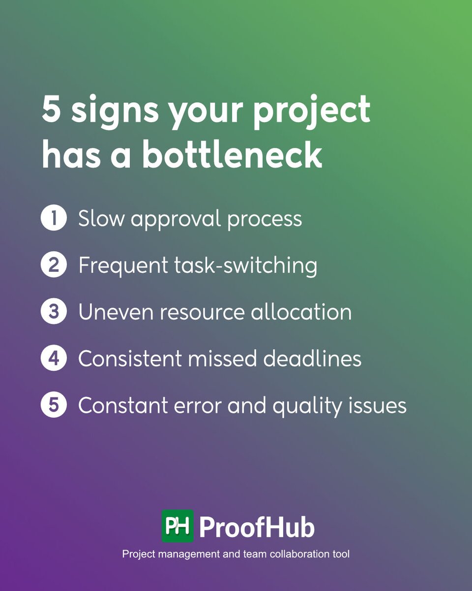 Bottlenecks rarely announce themselves. They quietly slow teams down until delays feel “normal.”

But they don’t have to.

With the right visibility, you can spot overload early, unblock work fast, and keep momentum high.

That’s what @ProofHub helps you do every day.
