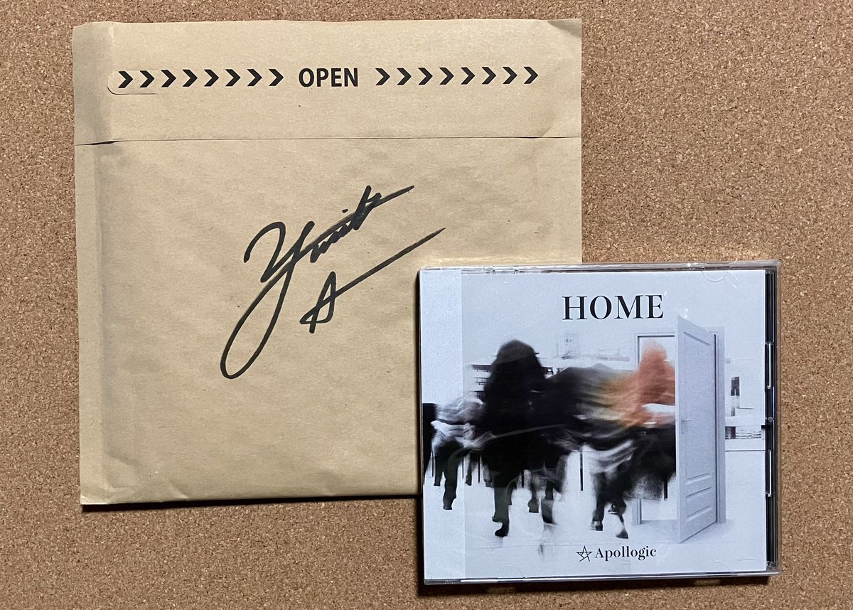 届きましたー！Apollogic CD！ しかもゆーいちさんのサイン入り