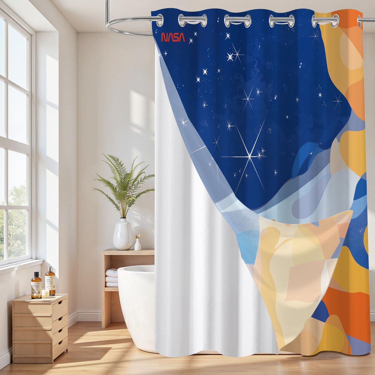 driftedroot's tweet image. Turn your shower into a daily spacewalk.✨🔭Our officially licensed NASA shower curtain brings the wonder of the cosmos to your most relaxing ritual.
driftedroot.com
#NASA #homedecor #Bath #space #cosmos #showercurtain