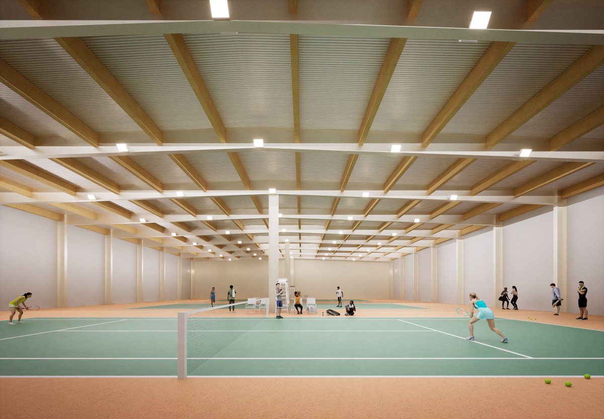 Taryeves's tweet photo. @Ville_de_Mions  lance son pôle tennistique : un projet moderne et structurant pour le territoire @auvergnerhalpes 
Lire le Journal du Bâtiment ici https://t.co/su5GXL5MMr https://t.co/2XQitS0VXJ