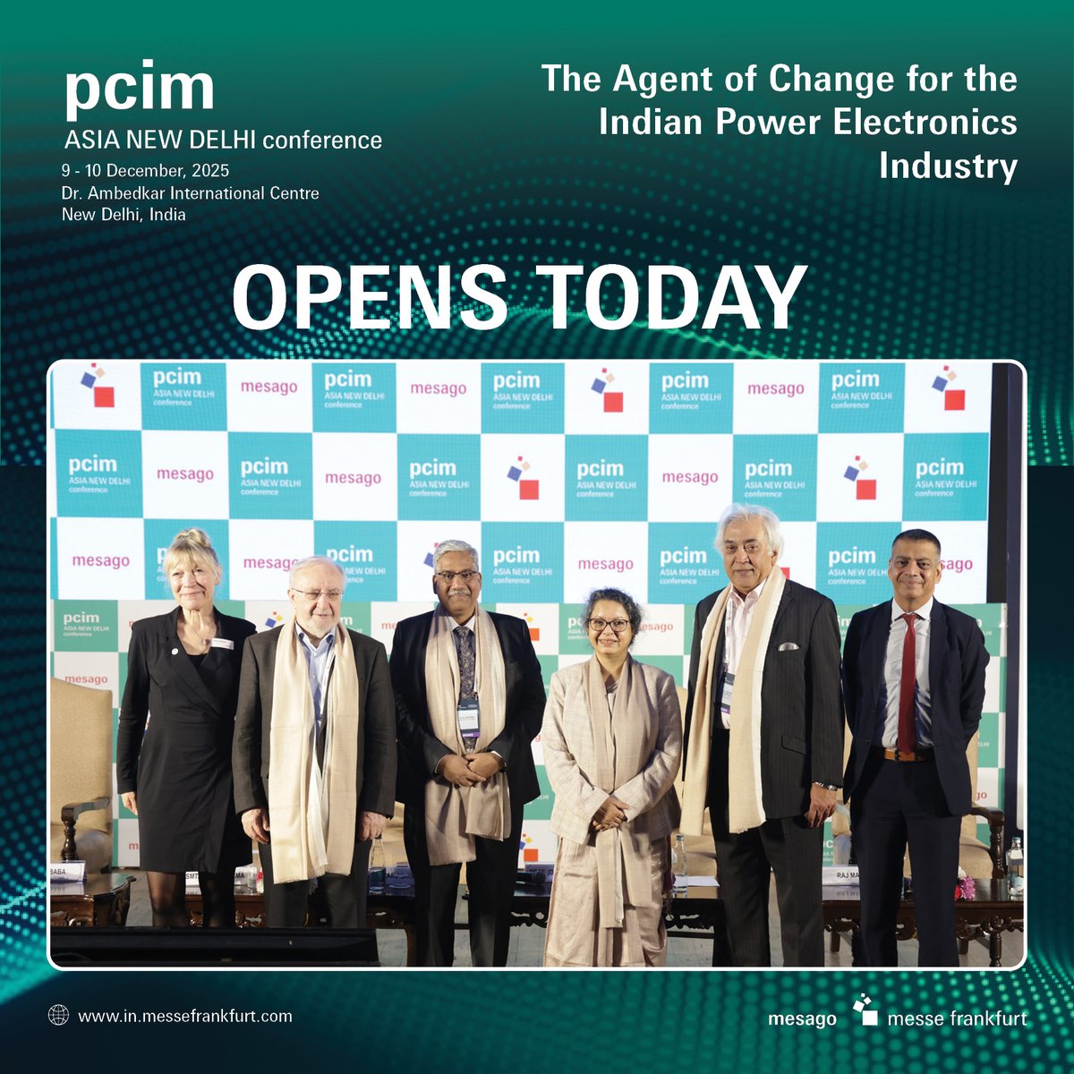 The debut edition of #PCIMAsiaNewDelhiConference opened today in New Delhi. Day one of the conference commenced with an inaugural session in the presence of distinguished dignitaries sharing their insightful perspectives. 
#MesagoMesseFrankfurtGmbH #messefrankfurtindia