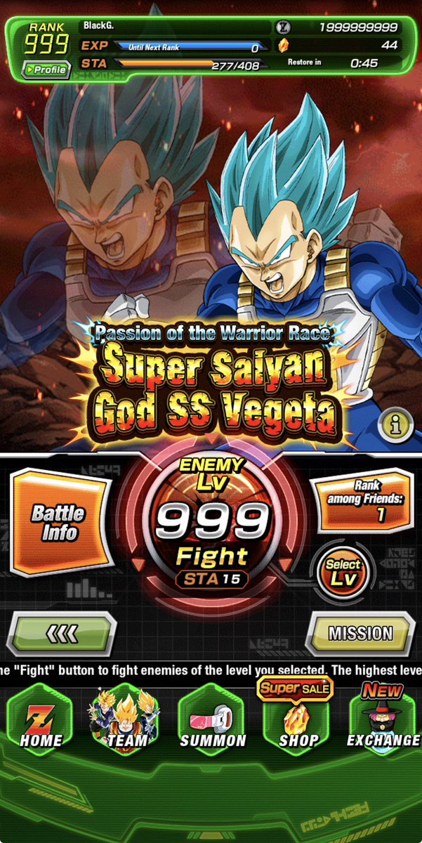 Black_G____'s tweet photo. #44 INT Blue Vegeta EZA Stage 999 https://t.co/5Sn1aLTGlg
