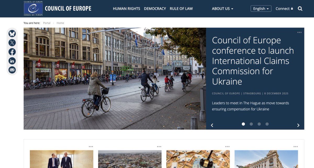 The website of the <a href="/coe/">Council of Europe</a> was designated an “extremist material” by the Lukashenka regime in Belarus