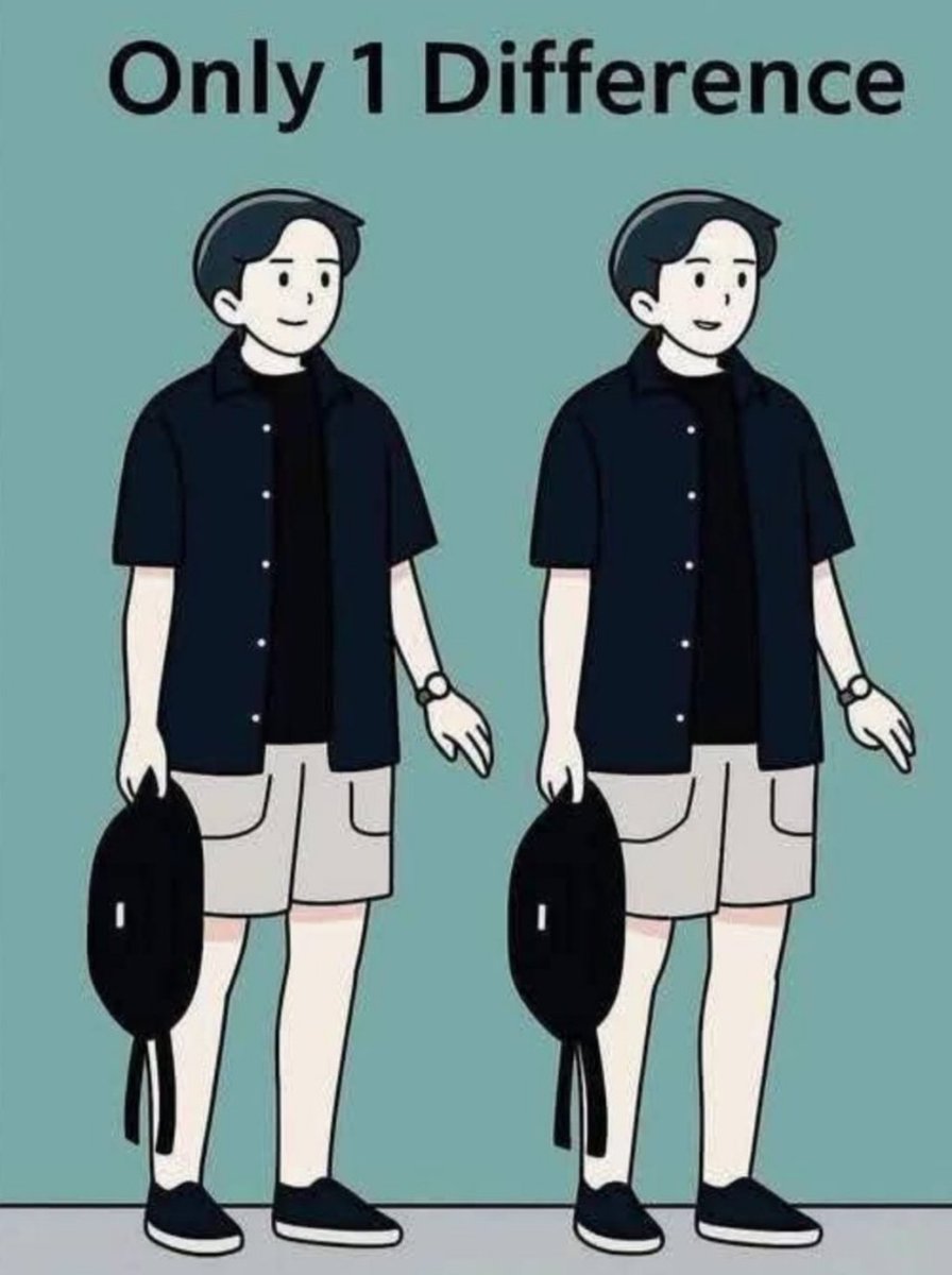 you can find ONE difference, you are a genius. 🤓