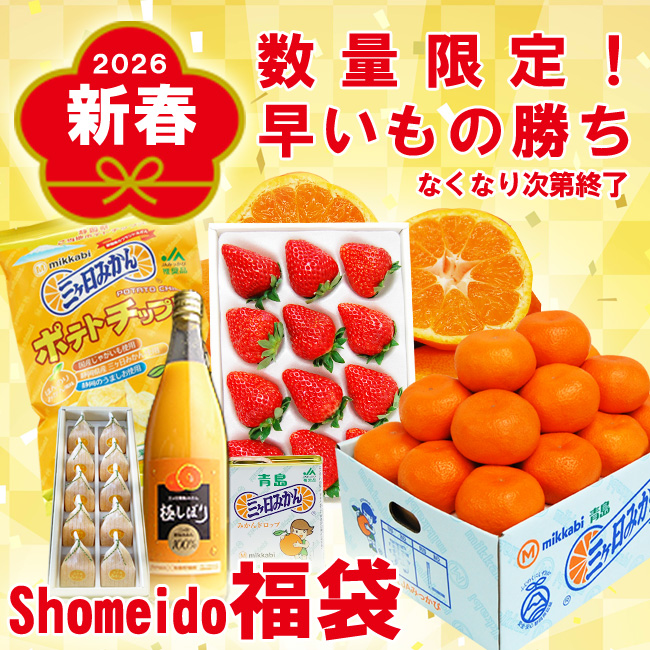 三ヶ日みかん情報(12月9日号)明日限定5％CPあり！来年発送の新春福袋