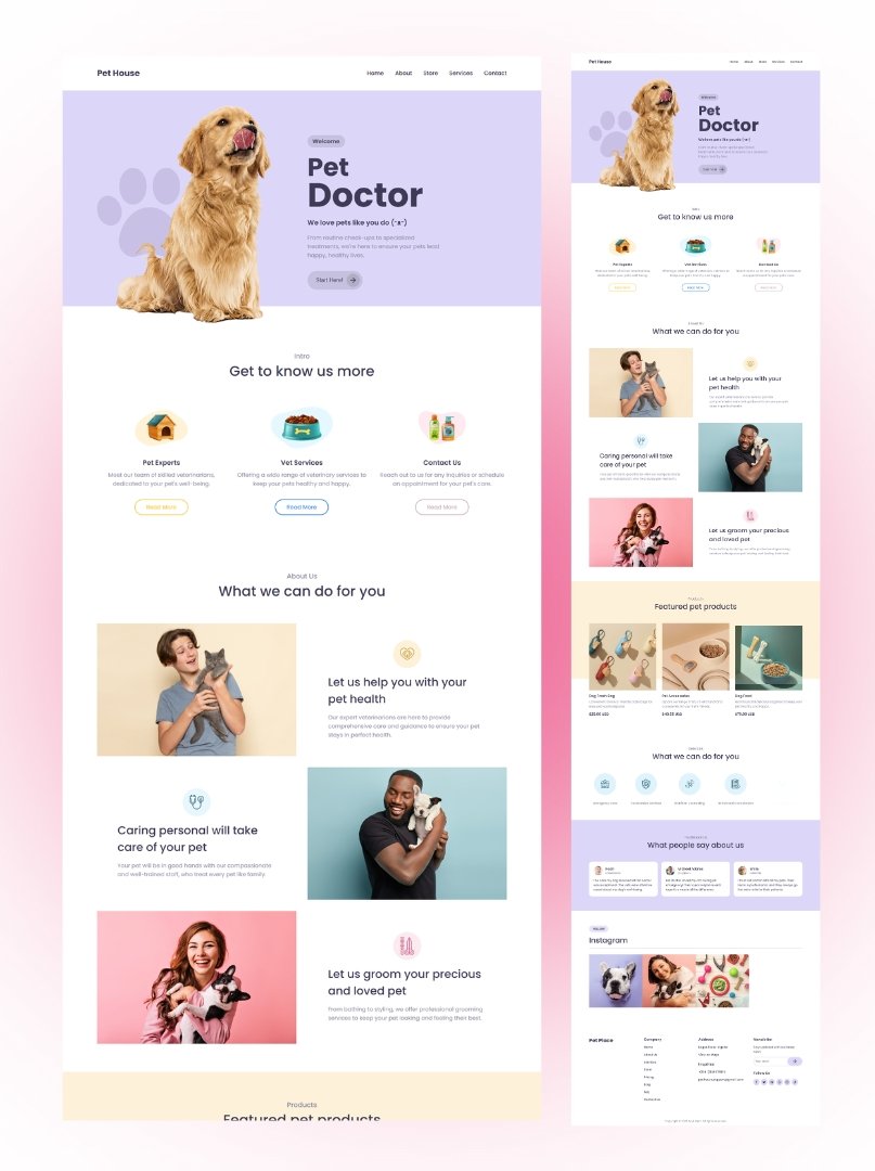 webgent_studio's tweet image. Built this website for a Pet House Company. 
How is it - Dm me for your business website 🙂☕
#WebsiteDesign #WebDevelopment