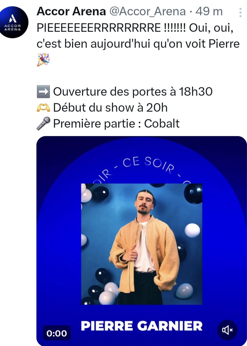 PRIPRILAMB's tweet photo. Waouuuuhhh !
Le "Chaque Seconde Tour" à Bercy !
Quel parcours 👏👏👏🔥🔥
#PierreGarnier https://t.co/OaCVjYiY6d