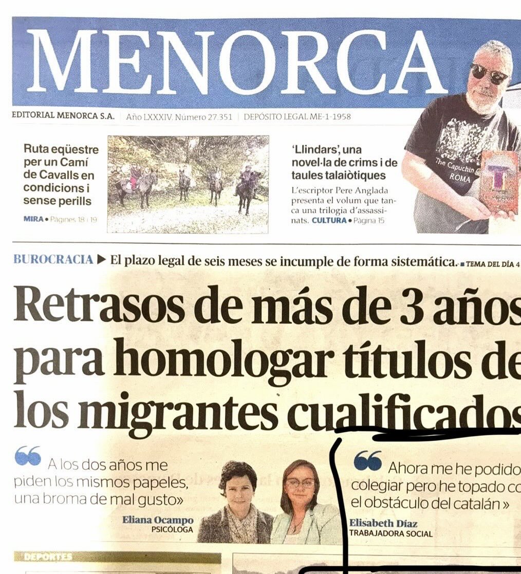 mosmovem's tweet image. “Ahora me he podido colegiar me he topado con el obstáculo del catalán”
Lengua de cohesión decían…
#MosMovem #decretazo #baleares #mafiaslinguisticas