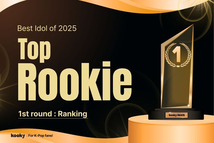 kooky__official's tweet photo. [2025 Kooky Awards] Top Rookie 🏆
🔗 https://t.co/EjB0X00DmJ
📅 ~ Dec 16, 11AM (KST)

Among the rising artists in their 1–2 year journey, who proved their growth and potential the most? 📣
Vote now for the #Top_Rookie of 2025! 🌱

🏆 Final Battle Winner 
🎁 Hongdae DS Subway Ads

🏅 BEST IDOL OF 2025
🎁 Winner Trophy
🎁 Full Cinema Takeover 

 ⬆️⬆️ Check the ranking page for more details!
#KookyAds #KookyAwards #BestIdolof2025