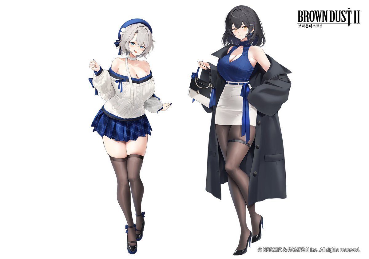 【 브라운더스트2 】 
AGF2025 테레제&amp;세헤라자드 일러스트 작업하였습니다☺️좋은 기회로 매력적인 캐릭터들을 작업할 수 있게 되어 영광이었습니다! 감사합니다🙇‍♀️💙

#브라운더스트2 #ブラウンダスト2 #BrownDust2