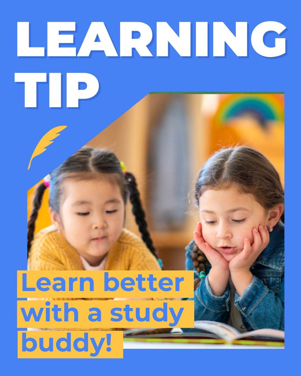 kalvielearning's tweet photo. Discussing topics with others improves understanding and helps identify what you don’t know.

Example: Join a study group and try explaining a concept to a friend—it’ll reveal gaps in your knowledge!

#StudyGroups #PeerLearning #SmartStudy #LearningHacks #StudyTips https://t.co/ig3KJJg29V
