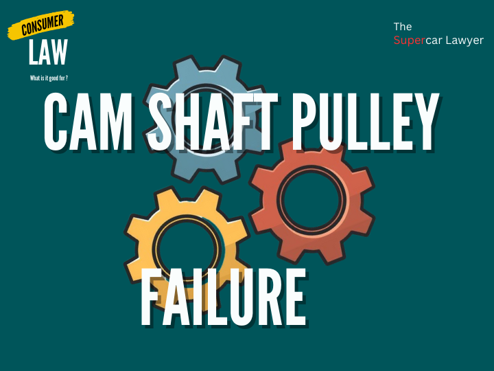Car dealer refund for Discovery Cam shaft pulley which failed, causing irreparable engine damage – How can the seller be liable for the premature failure of a non-serviceable manufactured part? 
#landrover #landroverdiscovery #enginefailure #consumerprotection #lawyer