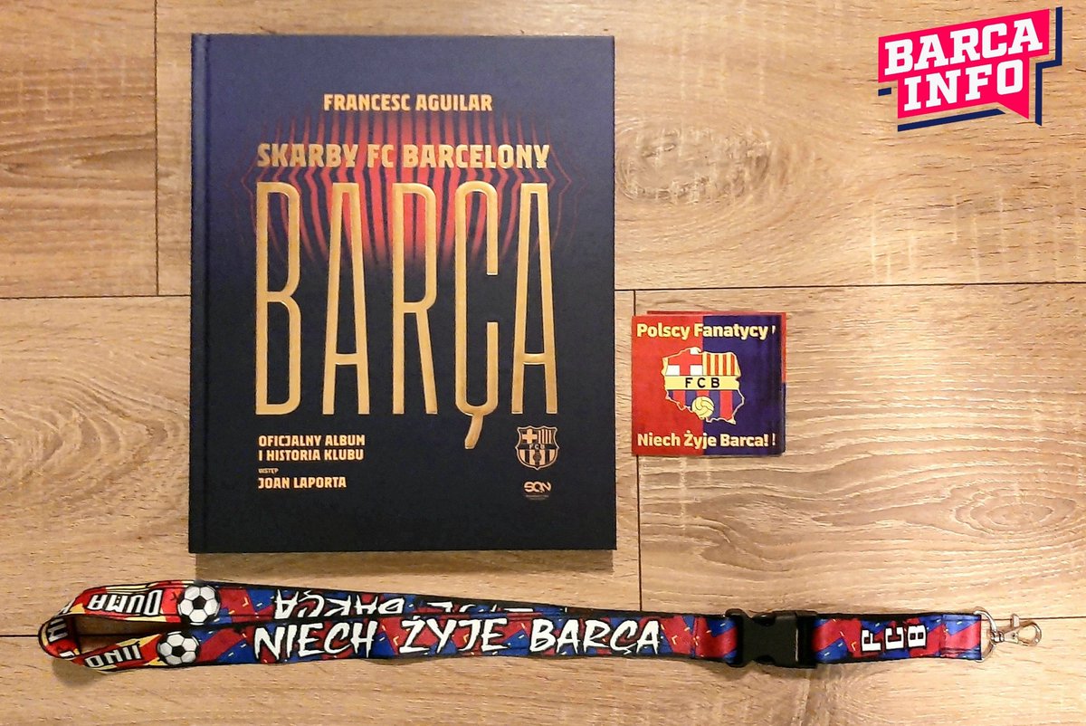 🎁 𝐊𝐎𝐍𝐊𝐔𝐑𝐒 🎁 

💥 Do wygrania książka "Barca. Skarby FC Barcelony. Oficjalny album i historia klubu" smycz oraz naklejki! 📚 

👉 Jeśli chcesz wziąć udział to warunki konkursu są następujące:  

✅ Zaobserwuj profil <a href="/_BarcaInfo/">BarcaInfo</a> 
❤️ Polub Tweeta 
🔃 RT 
💬 Komentarz 

ℹ️