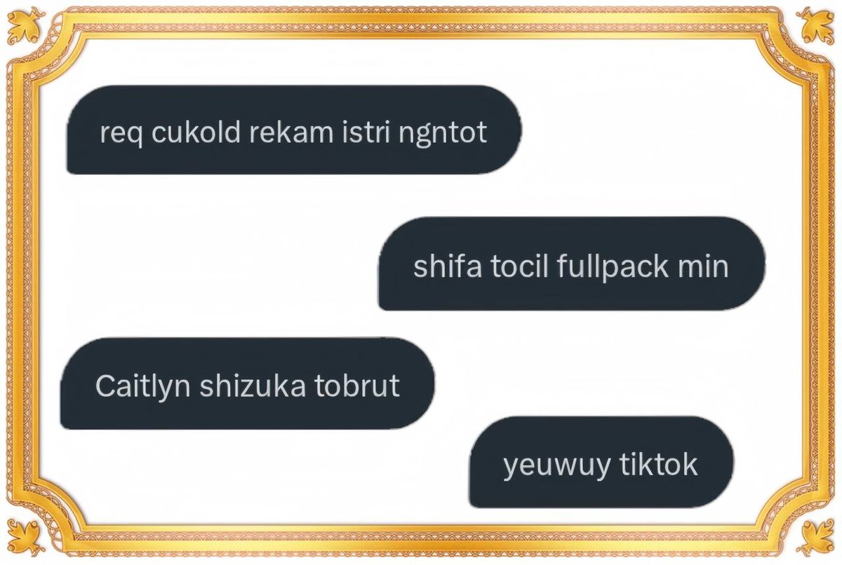 POREQV1's tweet photo. pilih sesuai req🔥

https://t.co/Ki0QQXn2Zi
https://t.co/jHWOQ2oAXJ
https://t.co/LUX1eWFo8g
https://t.co/Urdw69aEuq
https://t.co/LFdUt8n6C3 https://t.co/a8XQs2R4ZS