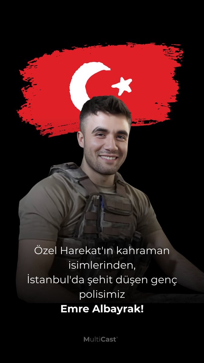 KorkmazBank's tweet photo. Yüreğimiz yandı... 🇹🇷

Şehit düşen kahraman Özel Harekat Polisimiz Emre Albayrak’a Allah’tan rahmet, kederli ailesine ve aziz milletimize başsağlığı diliyorum. 

Ruhu şad, mekanı cennet olsun.

#ŞehitlerÖlmez #EmreAlbayrak #PÖH https://t.co/YDiniscuv0
