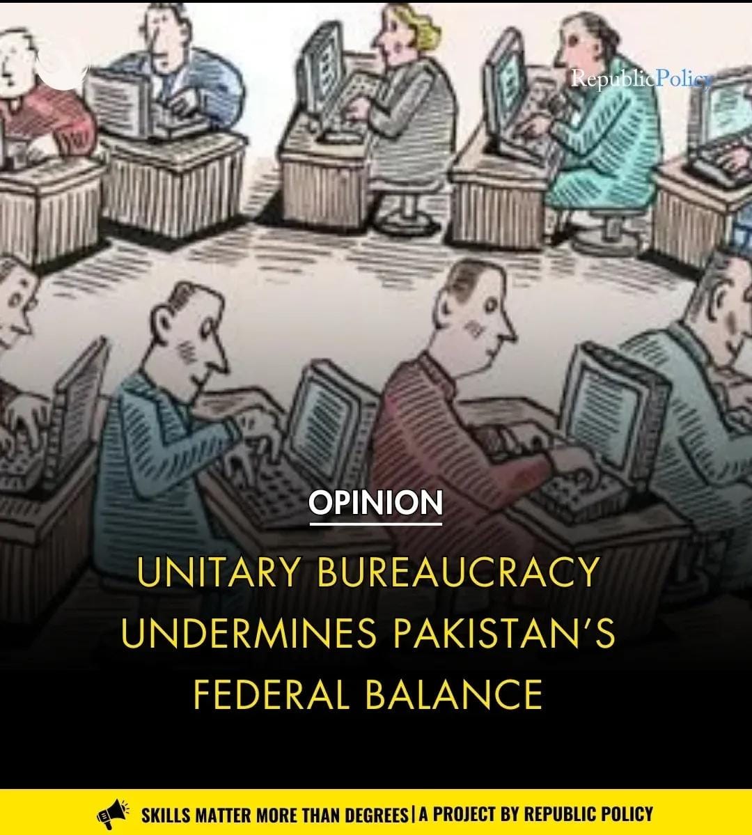Pakistan’s governance crisis is rooted in a deep structural contradiction: a unitary federal bureaucracy operating inside a constitutionally federal state. The Pakistan Administrative Service (PAS), erstwhile, the District Management Group (DMG) were designed as centralised