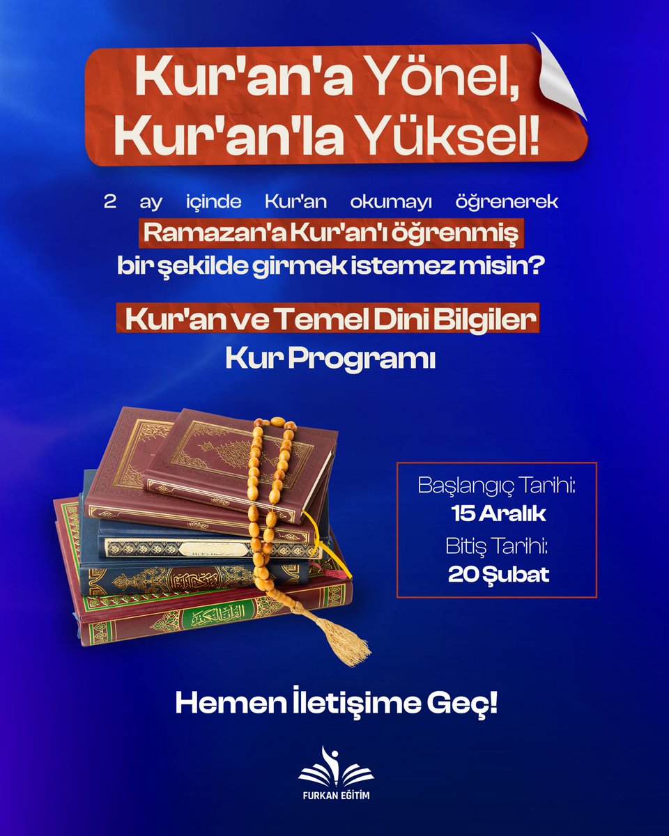 Kur'an'a Yönel, Kur'an'la Yüksel!

"Bir topluluk Kur'ân'ı okuyup, onu aralarında müzakere etmek üzere Allah'ın evlerinden birinde bir araya toplandıklarında, mutlaka üzerlerine sekinet iner ve onları Allah'ın rahmeti bürür..."
(Müslim, Zikir, 38)