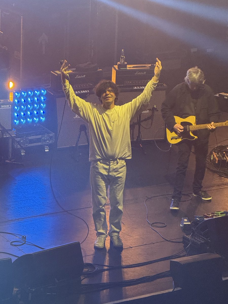grimsbychanny's tweet photo. @Tim_Burgess Thanks for a joyous evening @Tim_Burgess - new stuff sounded ace, old stuff still perfection, Then transported me back to Bridlington Spa Pavillion ‘91 (same night as Twin Peaks final ep which we had to video) Ace night, best band ❤️ https://t.co/n9sndUqxhF